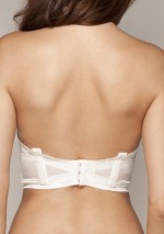 Ivory white bustier bra Retrolution Gossard