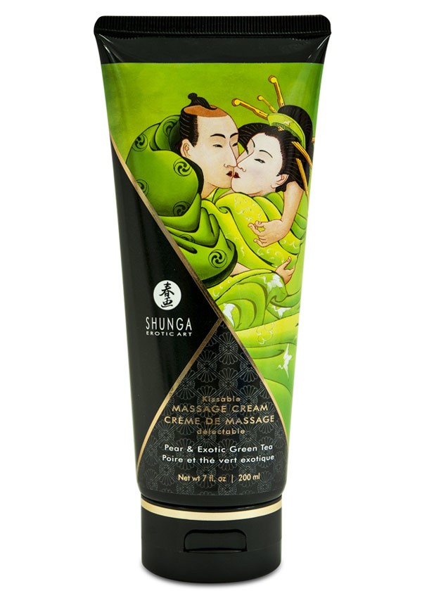 Crème de massage délectable poire & thé vert - Shunga