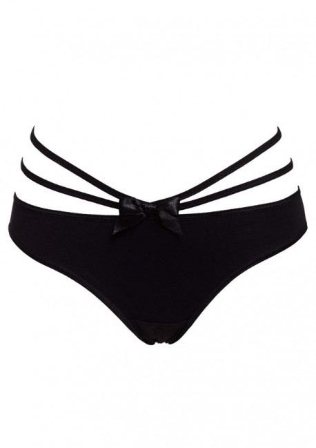 Cotton brief with a black bow - Flash You And Me