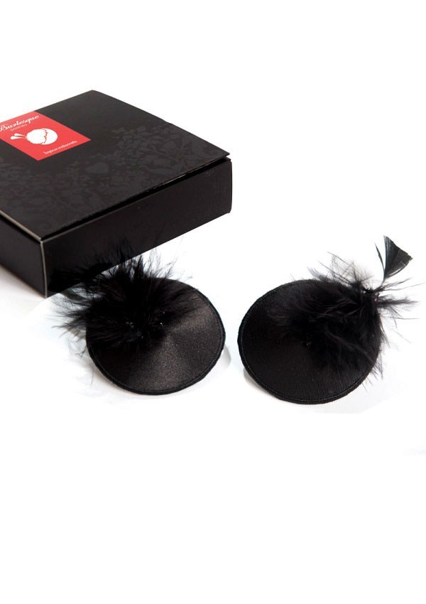 Nippies plumes noires - Bijoux Indiscrets